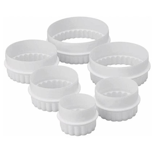 Plain & Crinkle Double-Sided Round Cutters 