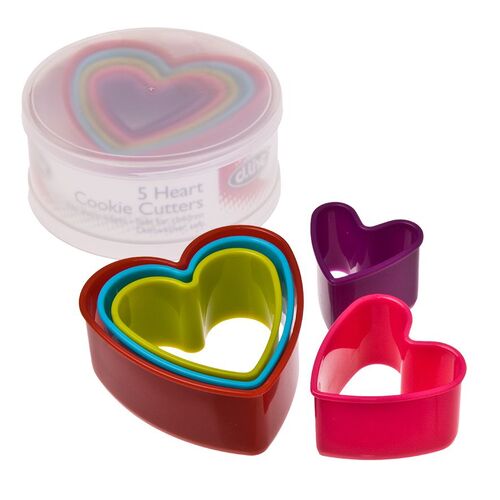 Heart Cookie Cutter - 5 Piece Set