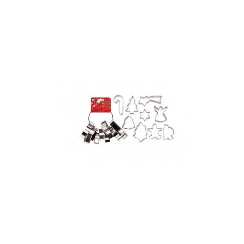 Xmas Cookie Cutter Set on a Ring
