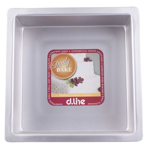 Daily Bake Square Cake Tin 10 X 10 X 3 Inch