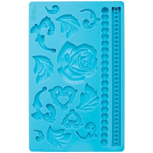 Rose & Filigree Silicone Mould