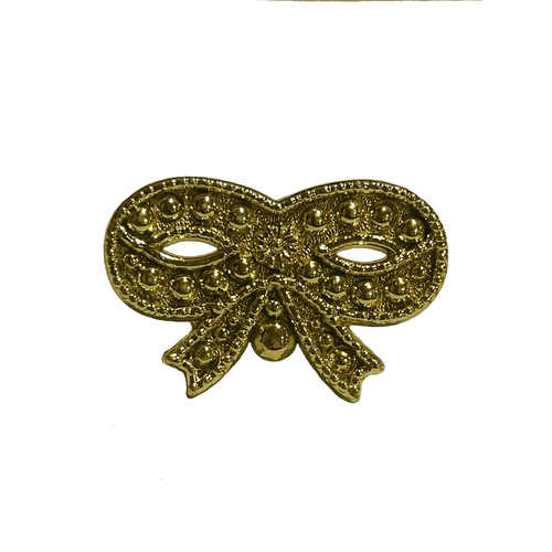 Gold Love Knot Bow Decoration 3.5cm