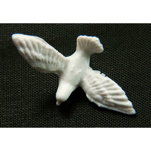 15mm Dove, white 12 Doves