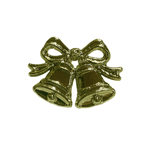 GOLD BOW & BELLS 3CM 