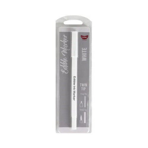 Gobake Twin Tip Edible Marker White