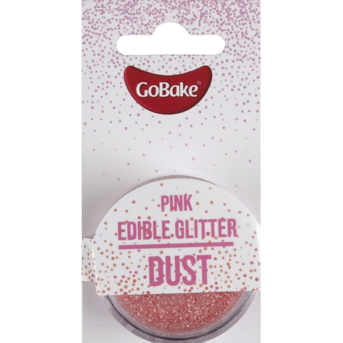 Go Bake Edible Glitter Dust Pink 2g