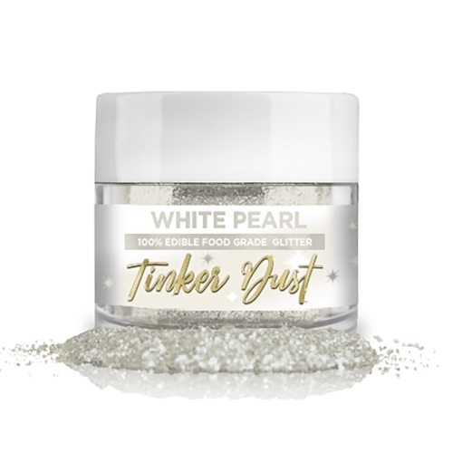 Bakell White Pearl Tinker Dust 4g | Luminous Edible Shimmer
