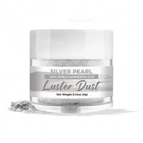 Bakell USA -  Lustre Dust- Silver Pearl 4g
