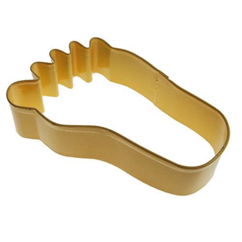 FOOT COOKIE CUTTER YELLOW - 7.5CM