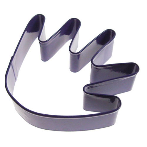 HAND COOKIE CUTTER PURPLE - 7.5CM