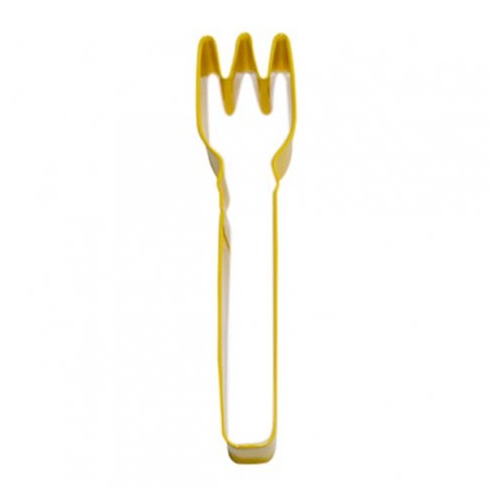 Fork Cookie Cutter Yellow - 12.5cm
