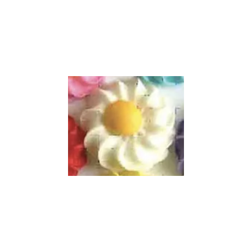 Daisy Swirl White