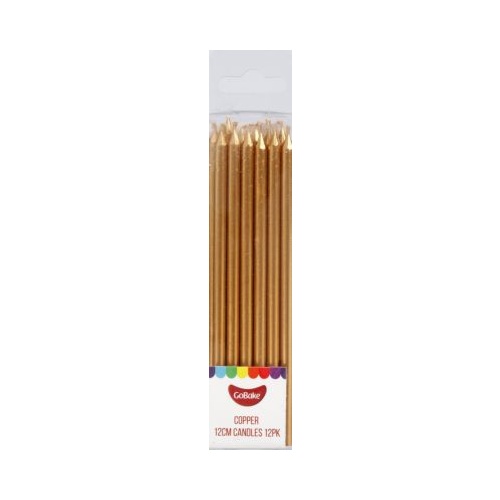 GoBake Copper 12cm Candles