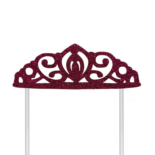 Crown Cake Topper Pink