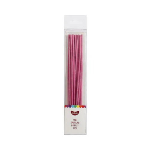 GoBake Pink Sparkling Candles