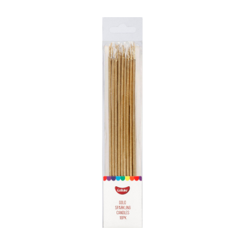 GoBake Gold Sparkling Candles