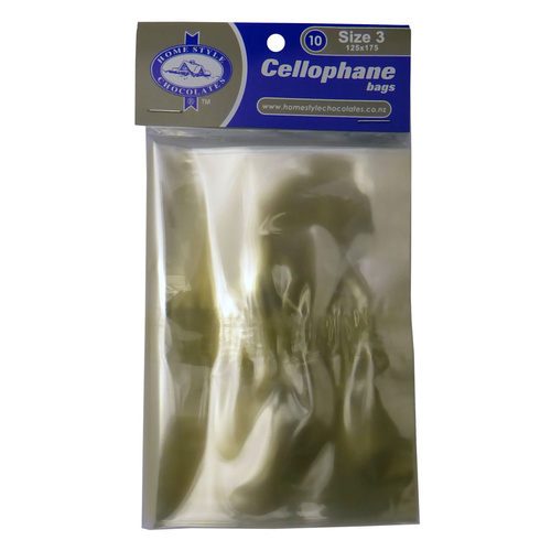 Cellophane Bag Size 3 - 125 x 175mm - 100 Pack