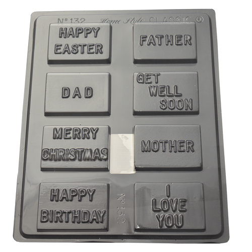 Home Style Chocolates Messages Assorted Chocolate Mould