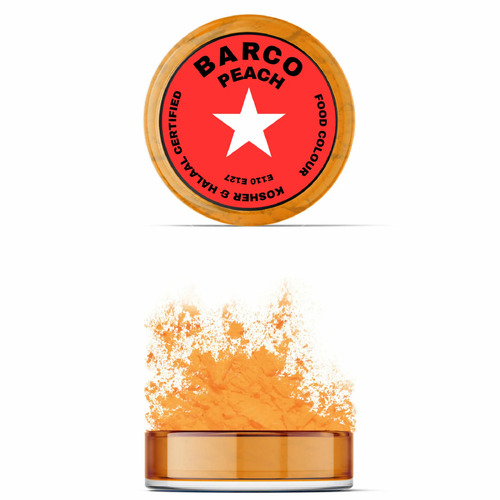 Barco Red Label Powder Food Colour Paint Or Dust 10ml - Peach