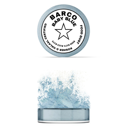 Barco White Label Paint Or Dust 10ml - Baby Blue