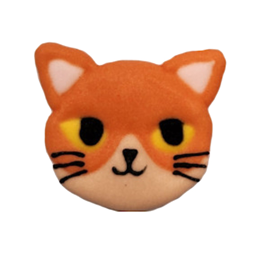 Edible Orange Cat 38mm Decoration