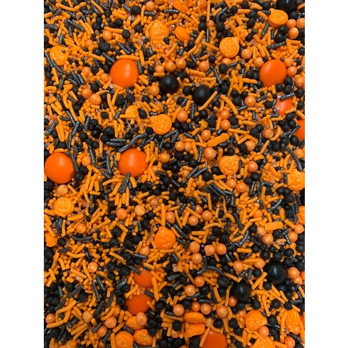 Jack O Lantern Halloween Pumpkins Mix Sprinkles 20 grams