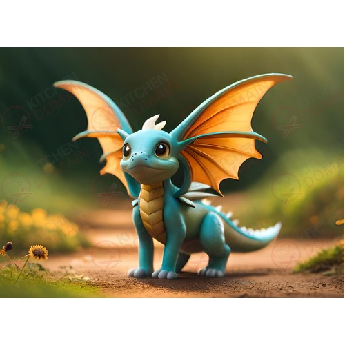 Dragon Edible Image #12 - A4