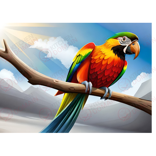 Parrot Edible Image #01 - A4
