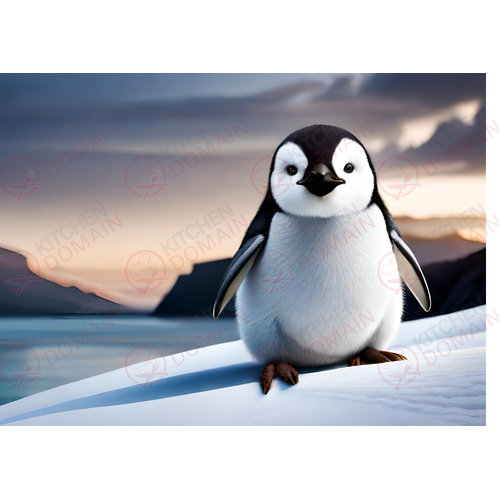 Penguin Edible Image #03 - A4