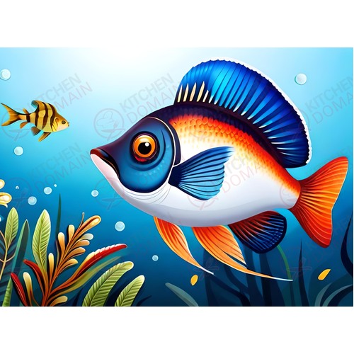 Tropical Fish Edible Image #5 - A4