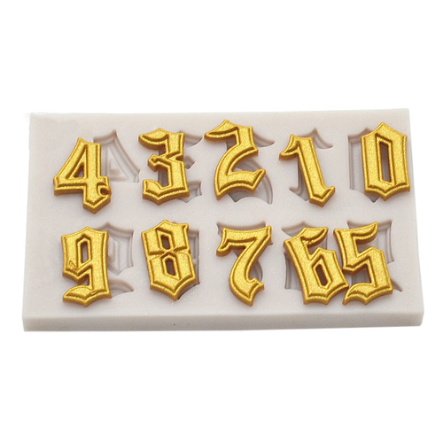 Numbers Silicone Mould