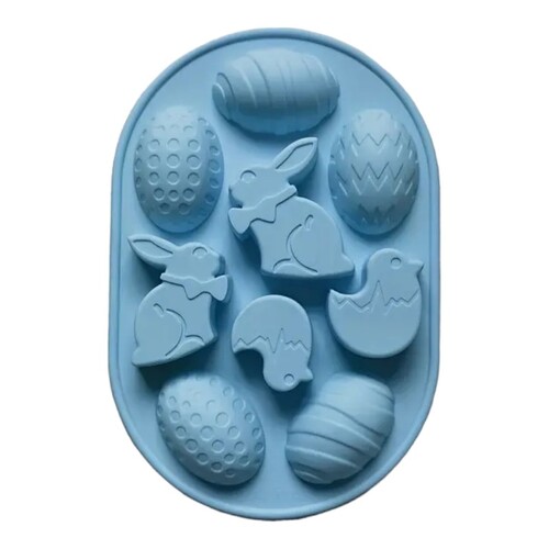 Bunny-Egg-Chick Easter Mix Silicone Mould