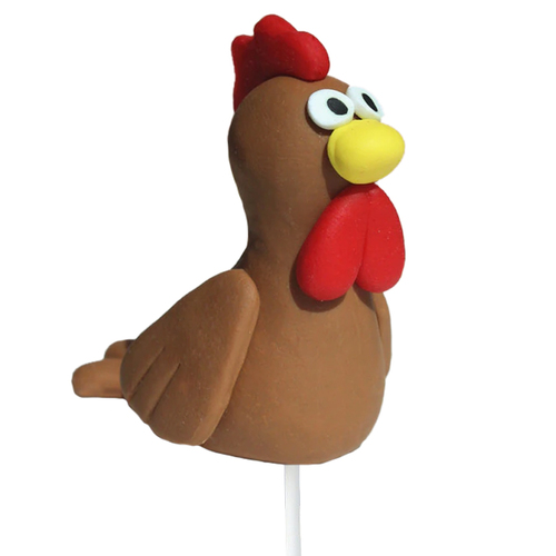 Chicken Cake Topper 5cm