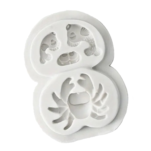 Crab & Little fish Silicone Mould