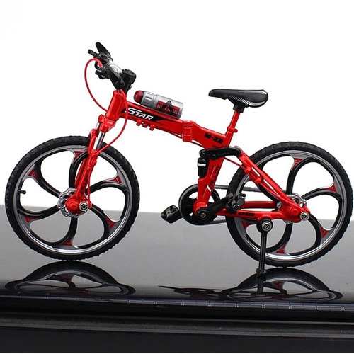 Folding Road Bike Red Decoration