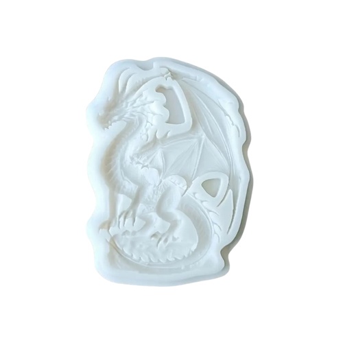 Dragon On A Rock Silicone Mould