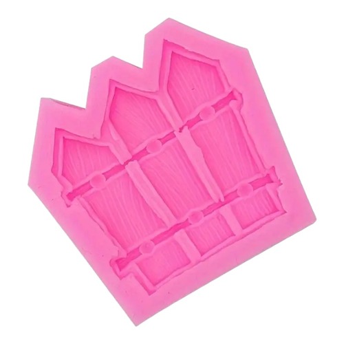 Small Fence Fondant Silicone Mould