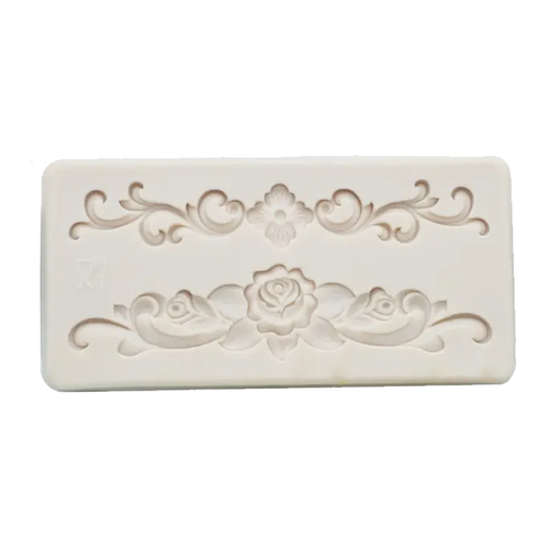 Flower Border Silicone Fondant Mould 