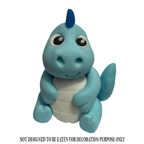 Fondant Baby Dinosaur Blue