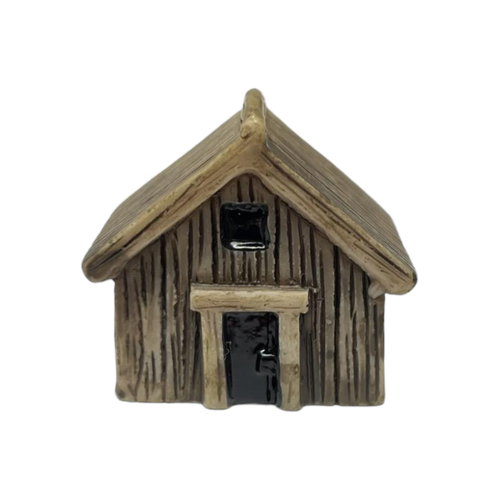 Miniature dark Brown House Decoration