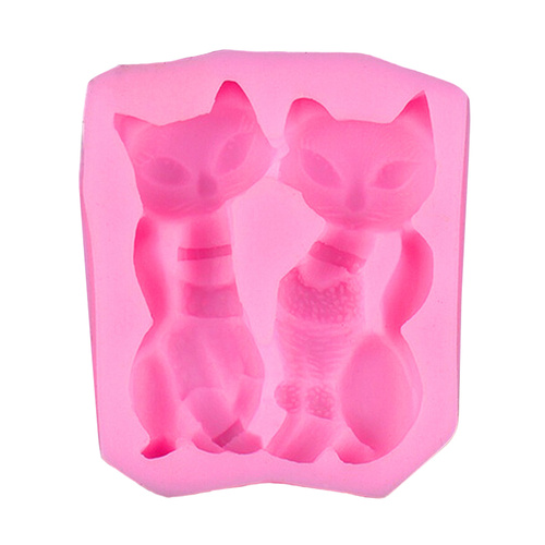 2 Cats Silicone Mould