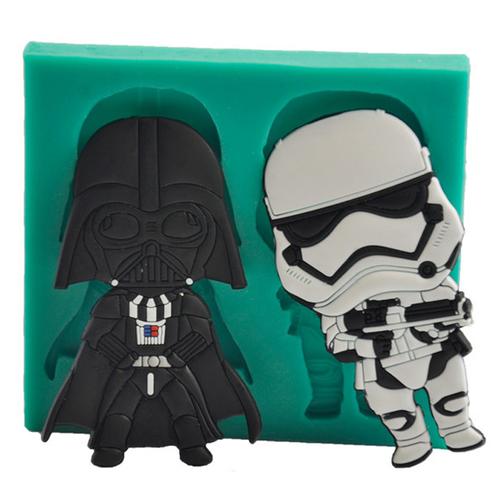 Star Wars Darth Vader & Storm Trooper Silicone Mould