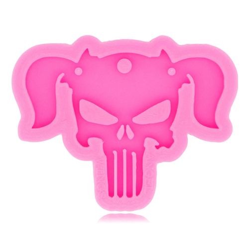 Girl Punisher Skull Silicone Mould