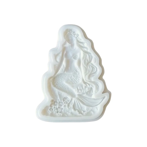 Mermaid On A Rock Silicone Mould