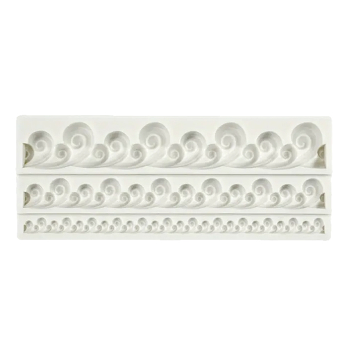 Large Waves Silicone Fondant Mould