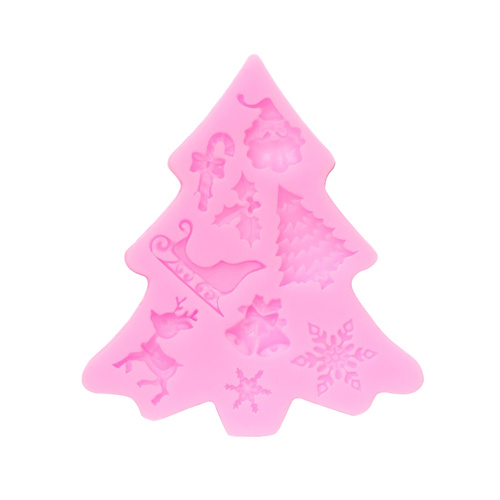 Xmas Decorations Silicone Fondant Mould