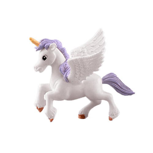 Pegasus/Unicorn Resin Toy Topper Purple