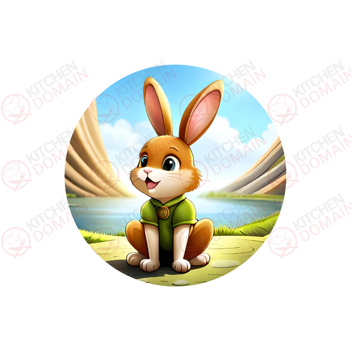 Bunny Edible Image  - Round #2
