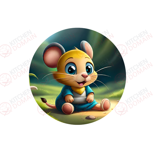 Mouse Edible Image #01 - Round