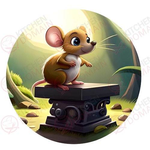 Mouse Edible Image #03 - Round